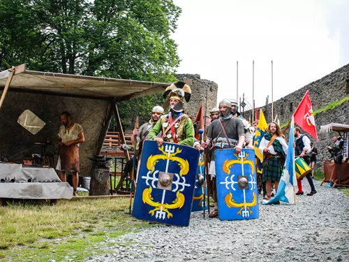 Vojenská historie na hradě Helfštýn