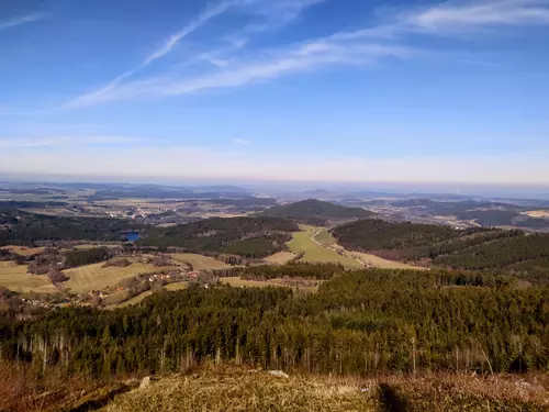 Výhled Křeplický vrch celkový pohled