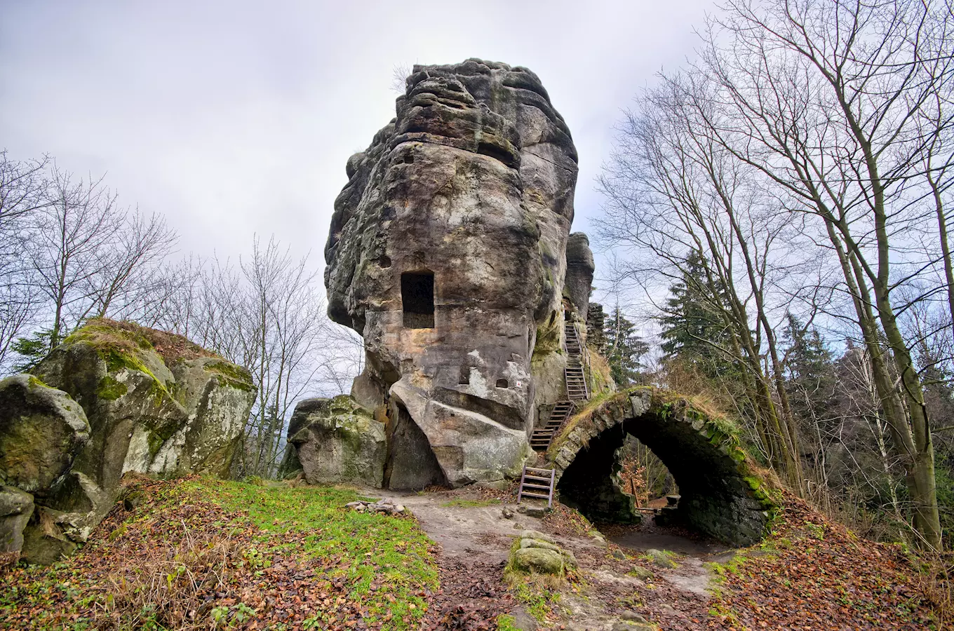 Zřícenina hradu Skály – Bischofstein