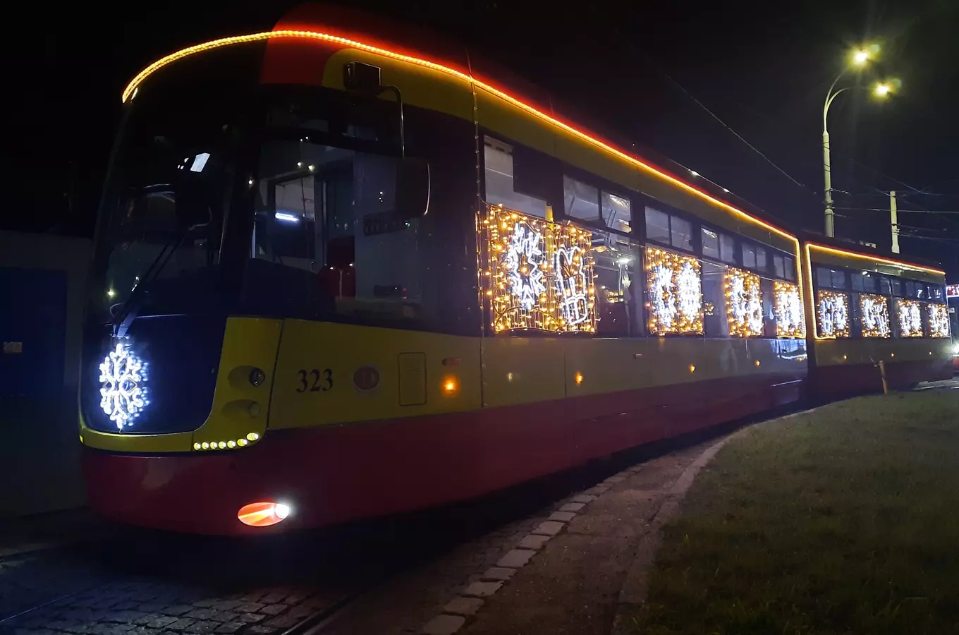 Vánoční tramvaj v Mostě a Litvínově 2024