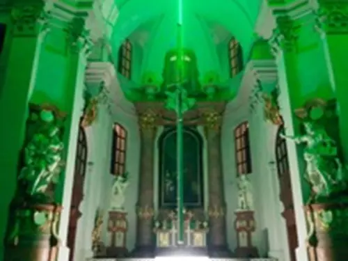 Noční prohlídka piaristického chrámu v Litomyšli 