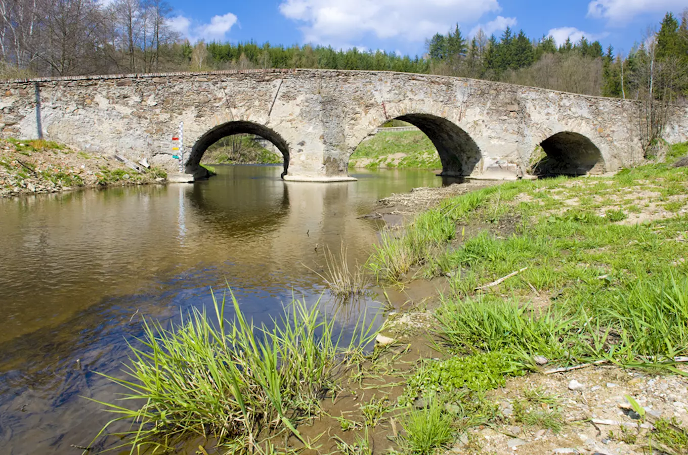 Středověký most v Ronově nad Sázavou