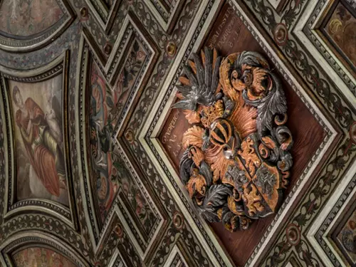 Dobrovický strop na hradu Švihov