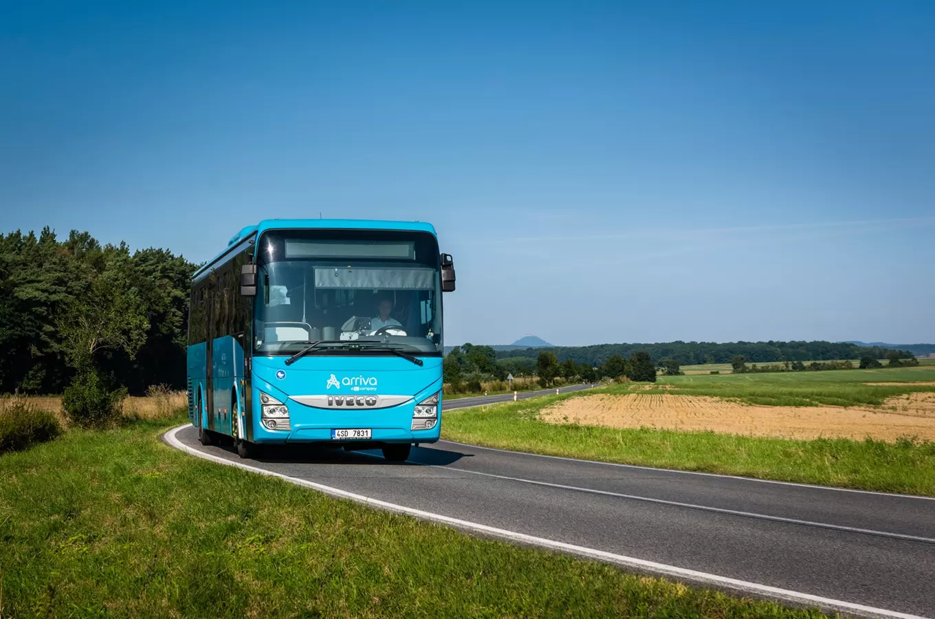 Turistický cyklobus Brdy MHD Příbram: Orlov – autobusové nádraží – Lazec – Kozičín