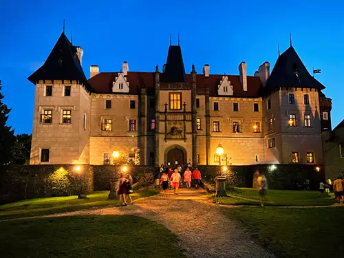 Večer otevřených bran na zámku Žleby