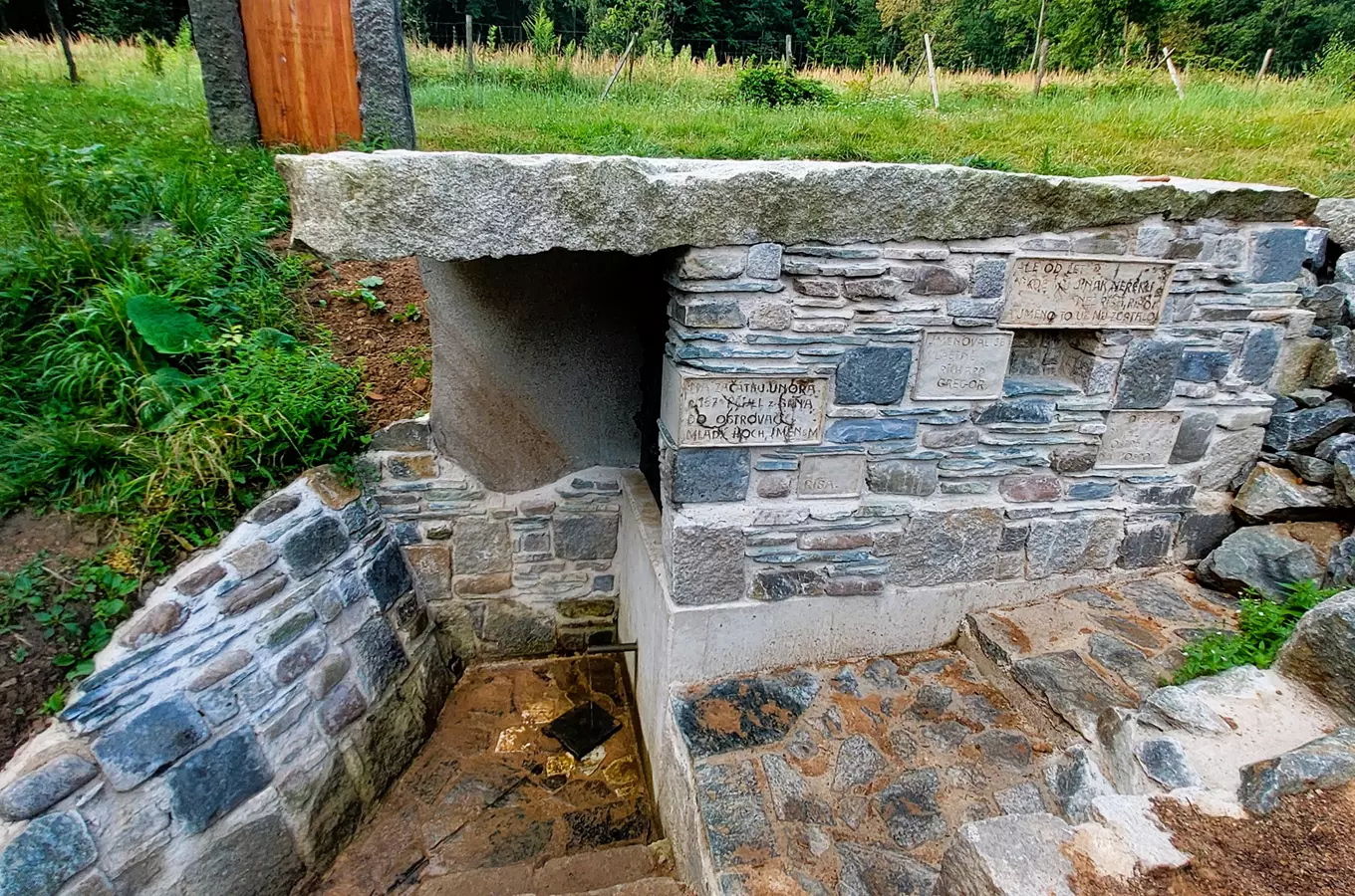 Ríšova studánka nedaleko Brněnské přehrady