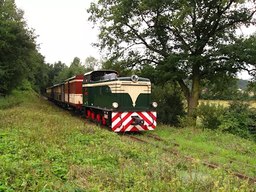 Motorový výletní vlak na Osoblažské úzkokolejce