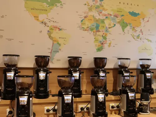 Kafírna- nabídka kávy
