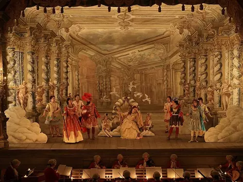 Repríza novodobé světové premiéry barokní opery v Barokním divadle zámku Český Krumlov