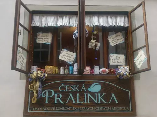 Česká Pralinka - čokoládovna  v Českém Krumlově