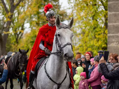 Svatomartinský průvod ve Slatiňanech