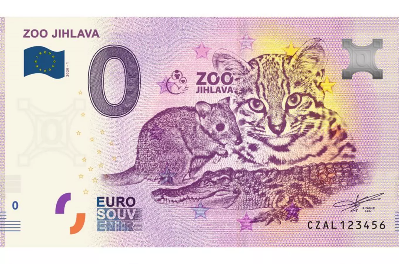 Den Austrálie a zahájení prodeje suvenýrové eurobankovky v Zoo Jihlava