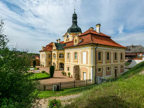 Barokní zahrada zámku Nebílovy