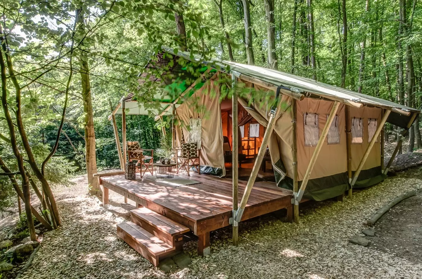 Africa House – africký glamping nedaleko Zoo Lešná