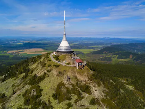 výlet autem, Ještěd