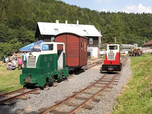 Lesní historická železnice v Rajnochovicích 