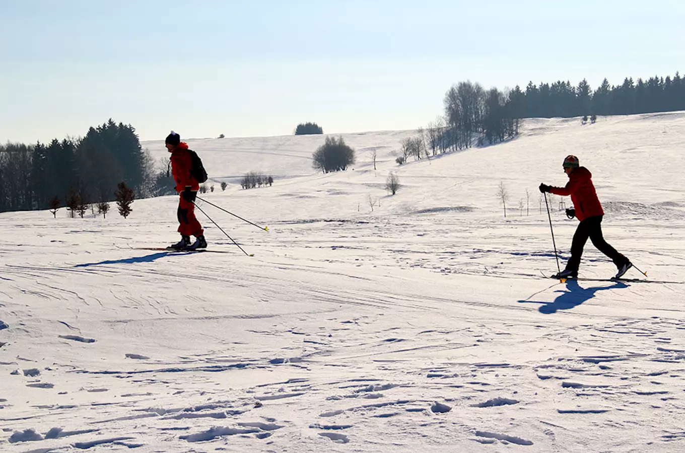 Běžkařský okruh a bruslení v Grund Resort Golf & Ski