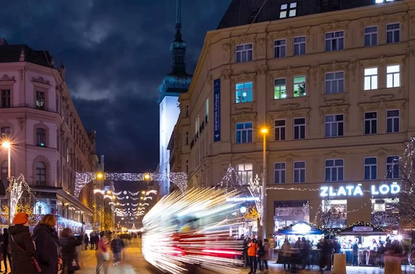 Vánoční šalina 2024 – Vánoční tramvaj Brno