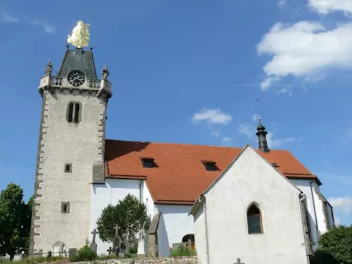 Korouhev kostela v Budišově – největší korouhev v České republice