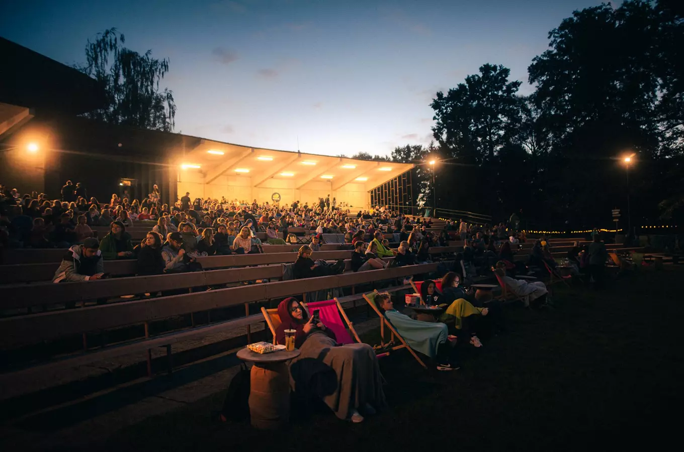 Letní kino Háječek v Českých Budějovicích