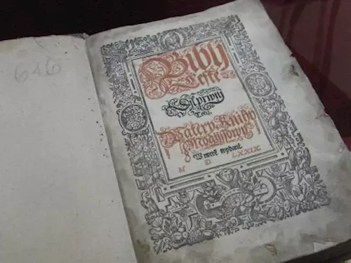 Výstava 400 let Bible kralické na Hrádku v Kutné Hoře