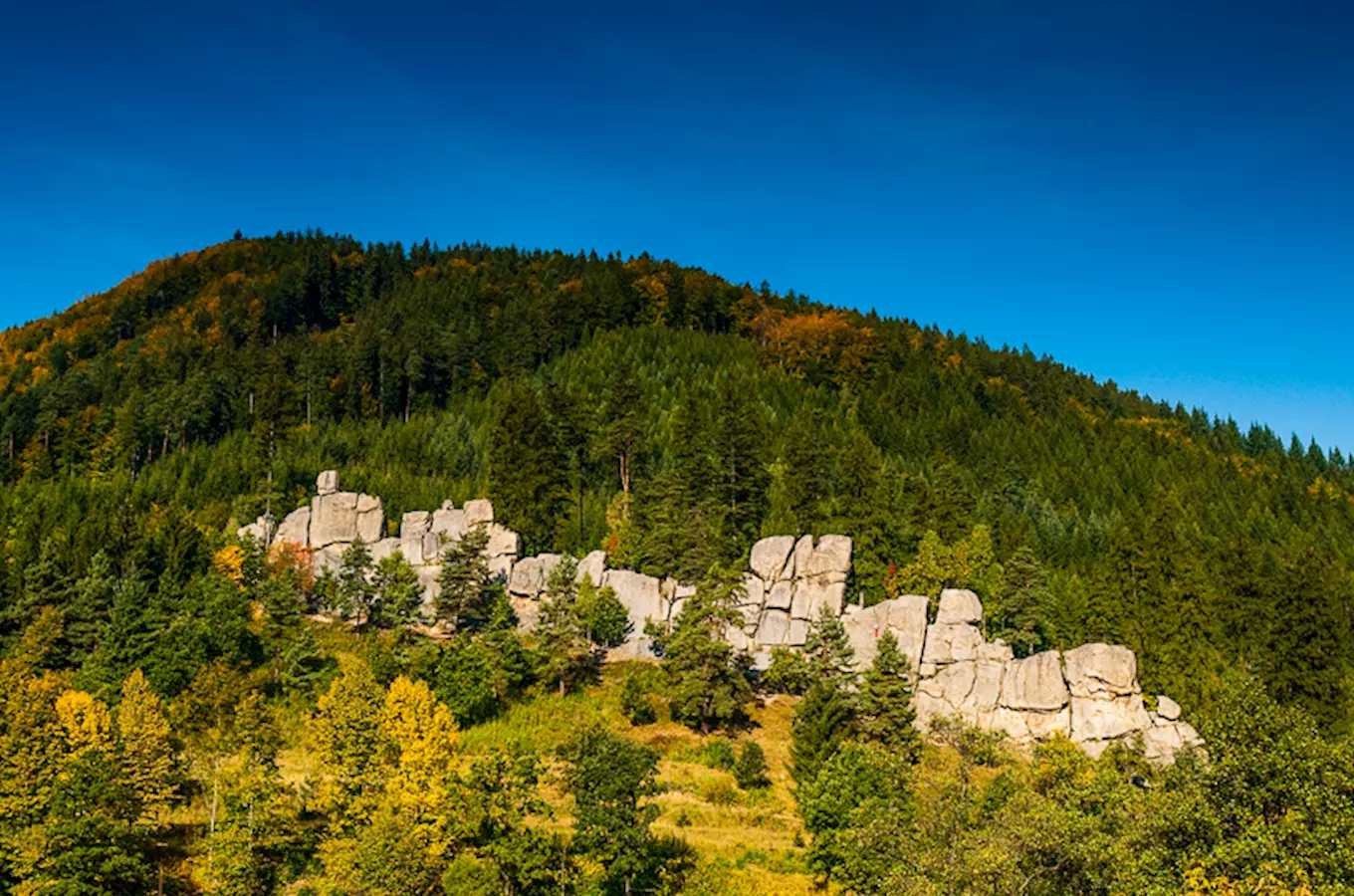 Čertovy skály na Valašsku