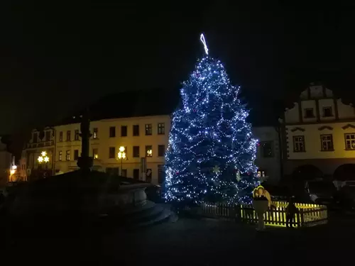 Slavnostní rozsvícení vánočního stromu v Táboře