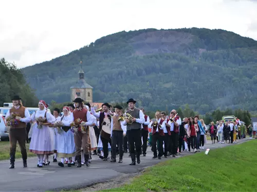 Krajské dožínky Libereckého kraje v Brništi