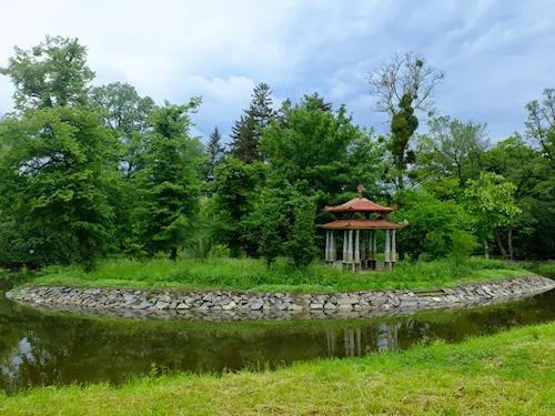 Čínský pavilon v Podzámecké zahradě v Kroměříži