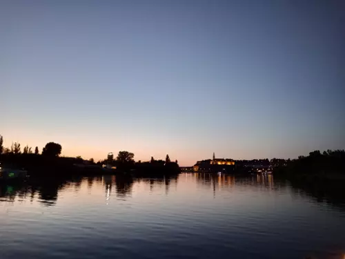 Noční panorama Vyšehrad