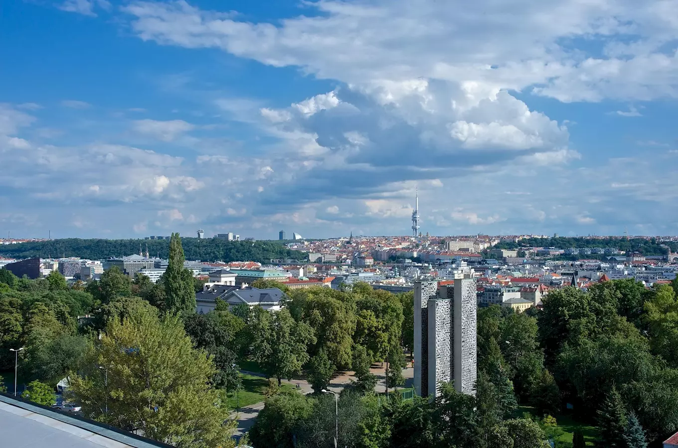 Vyhlídková terasa v Národním zemědělském muzeu