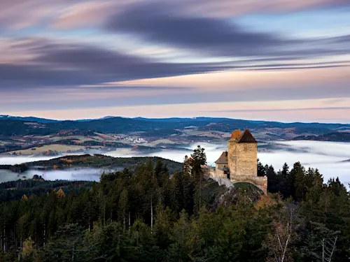 Hrad Kašperk – nejvýše položený královský hrad v Čechách