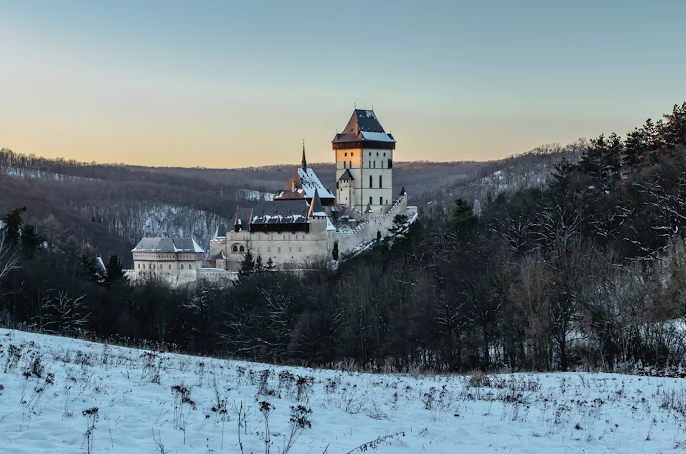 Advent na královském hradě Karlštejně