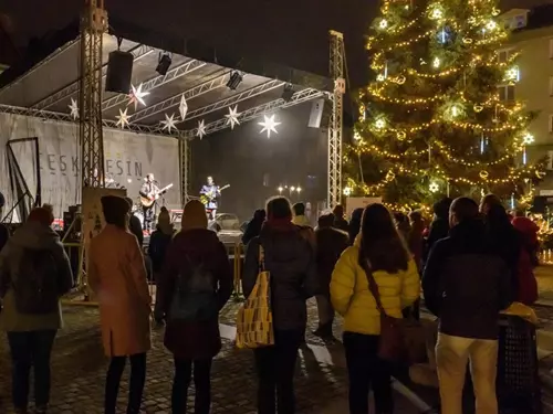 Advent a vánoční strom v Těšíně