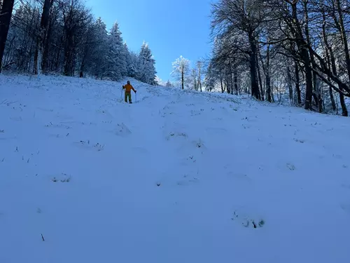 výstup na horu Luž