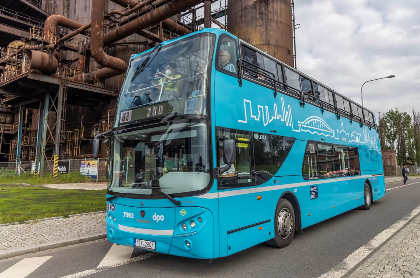 Vyhlídkový autobus Doubledecker v Ostravě