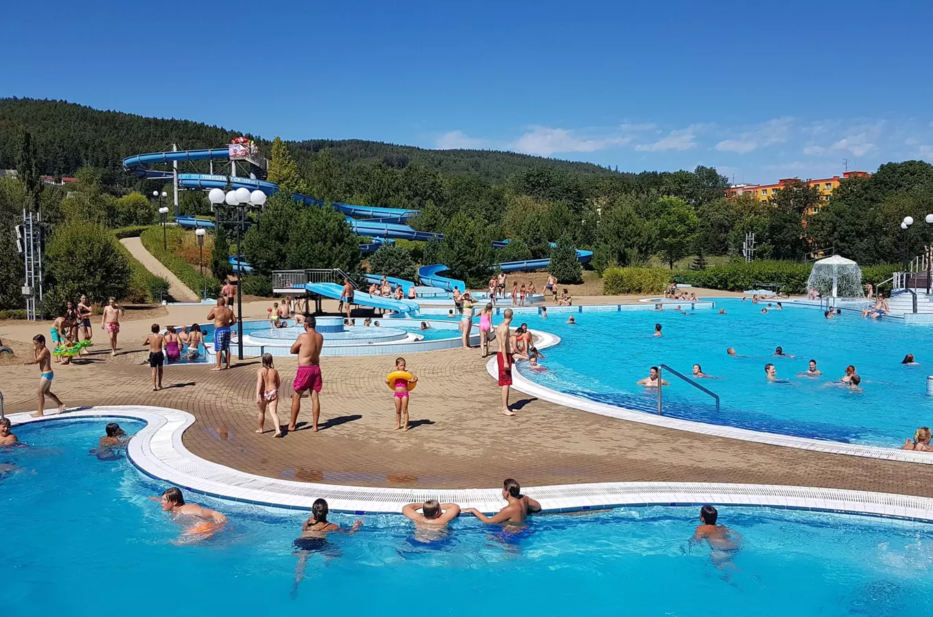 Letní aquapark v Klášterci nad Ohří