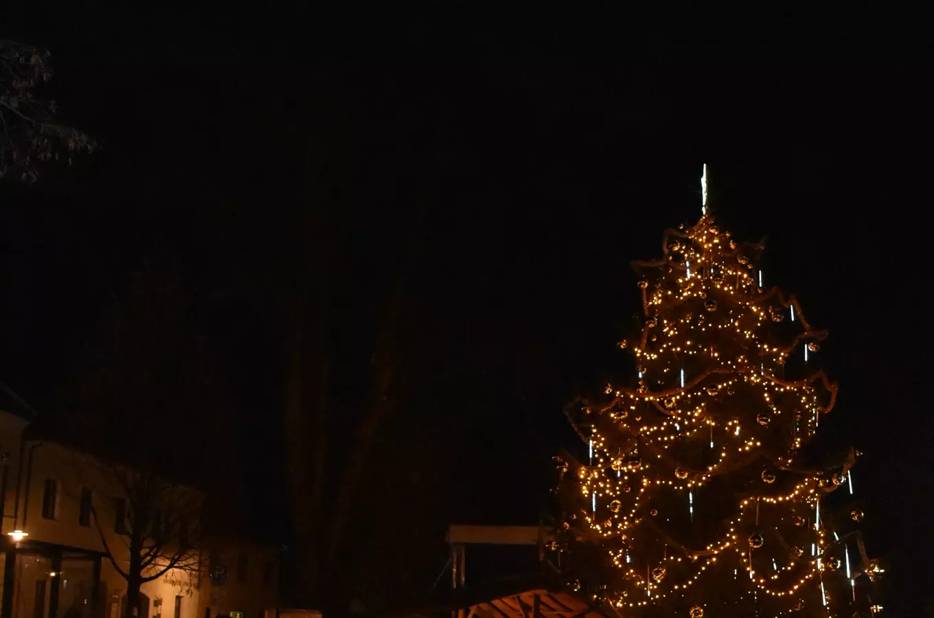 Betlém a vánoční strom
