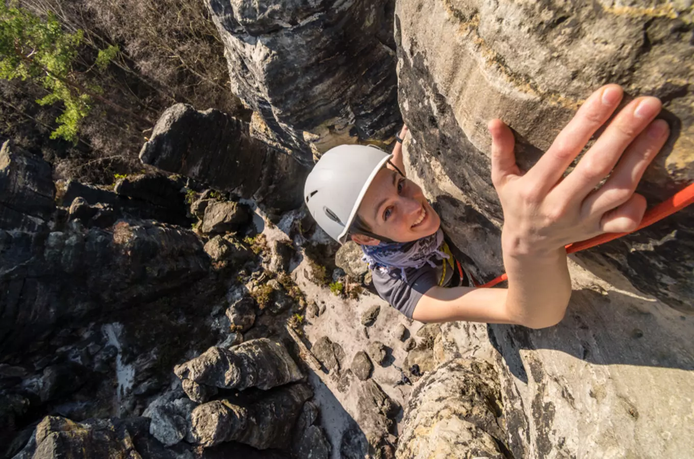 10 tipů na lezení po skalách i lanech v Libereckém kraji