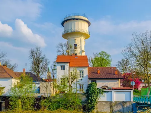 Secesní vodárenská věž Nymburk