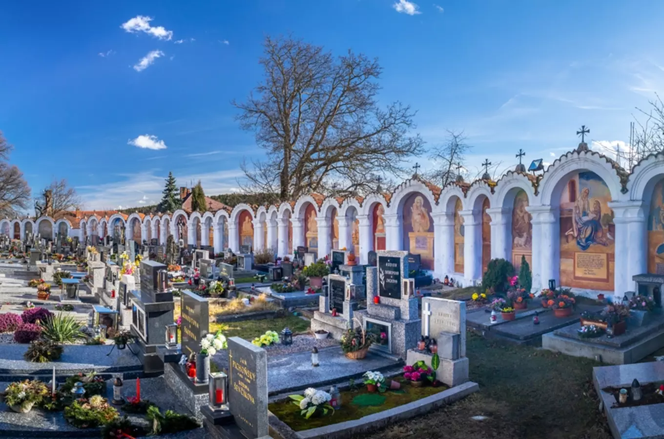 Kapličkový hřbitov v Albrechticích nad Vltavou