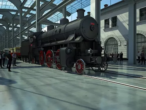 Otevření areálu budoucího Muzea železnice a elektrotechniky NTM a představení historických železničních exponátů
