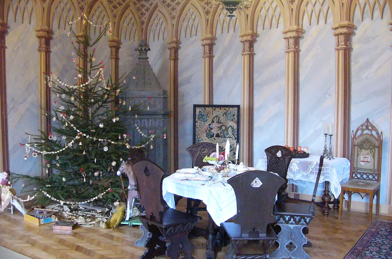 Vánoční prohlídky na hradě Bítov