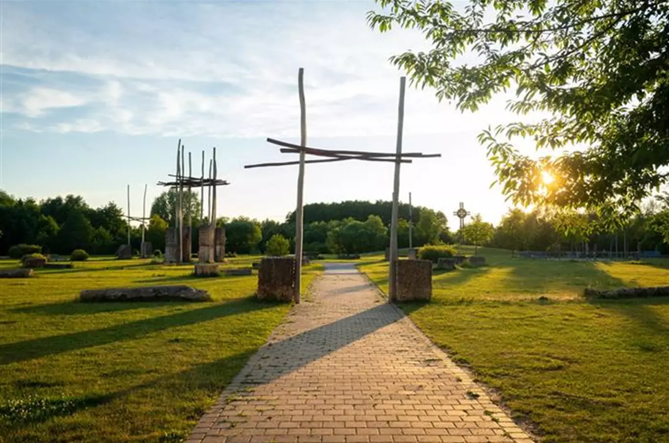 Keltský a Mlynářský park v Dolních Břežanech