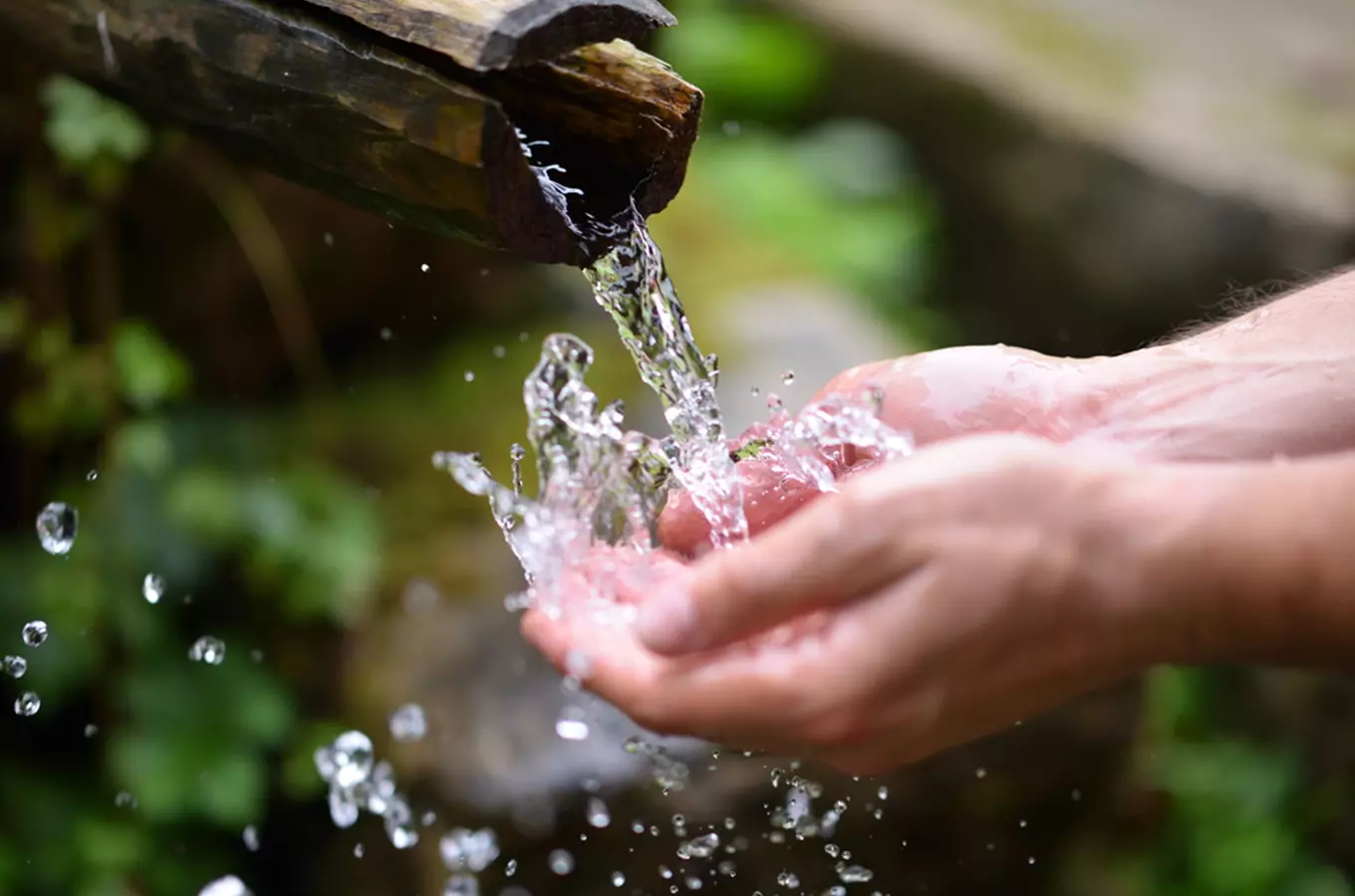 Studánka Ve Žlábku na Poteplí