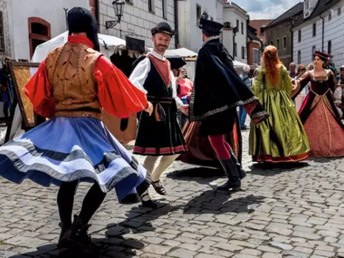 Vystoupení historického tance – Campanello a hosté