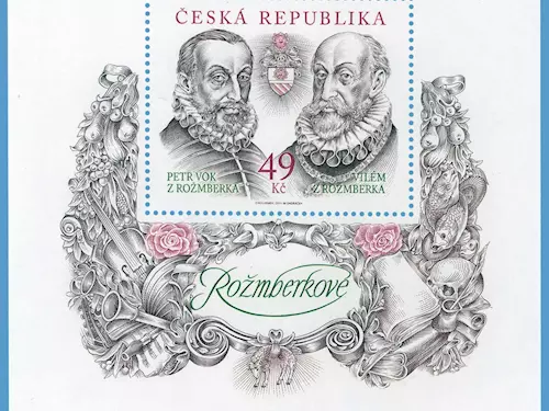 Nová poštovní známka připomíná poslední Rožmberky – Viléma a Petra Voka