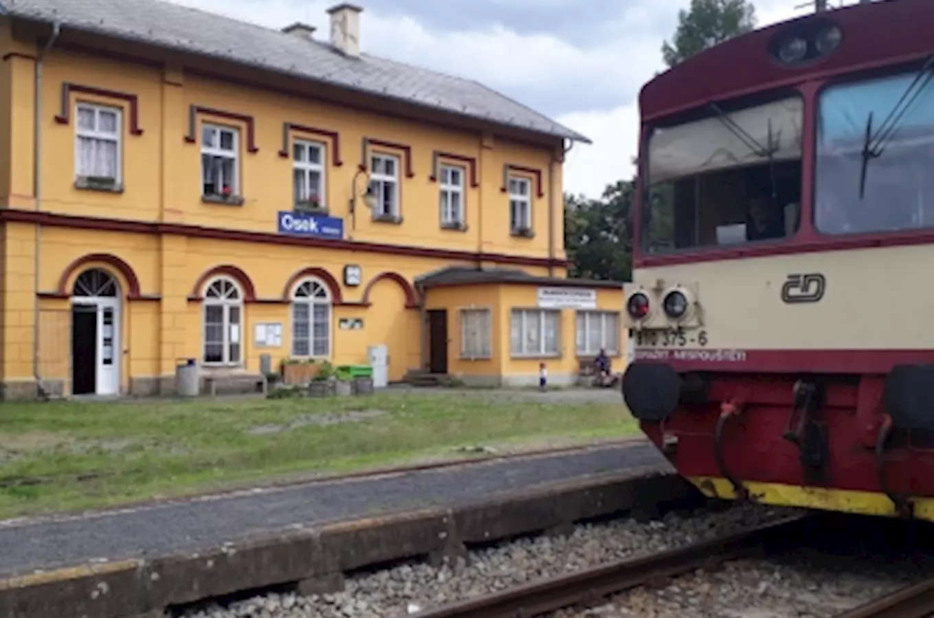 Železniční expozice Moldavské dráhy v Krušných horách