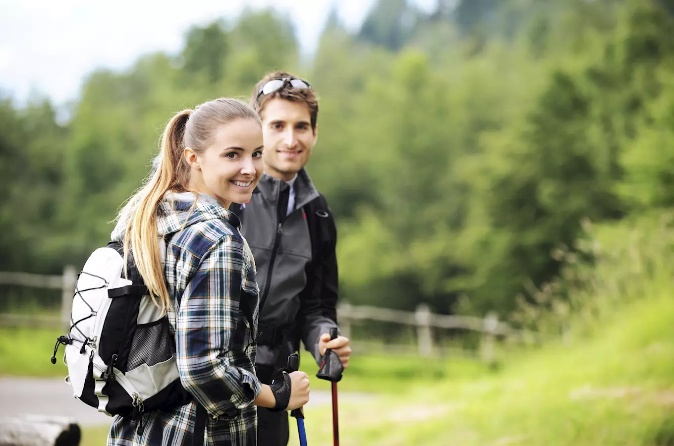 Gräfenberg walking v areálu jesenických lázní