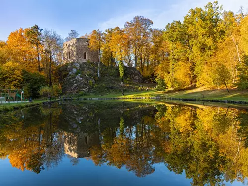 Zřícenina hradu Salon u obce Březina